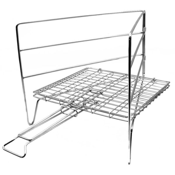 Infinity Stainless Steel BBQ Barbeque Braai Grill Folding Stand Medium